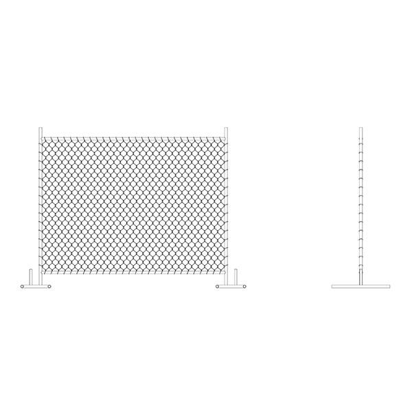 Galvanized Chain Link Fence